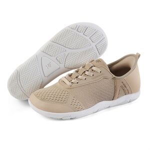New Hike Footwear Stride Hands-Off lace up Ergonomic Shoes beige EU 36 W6 M 4